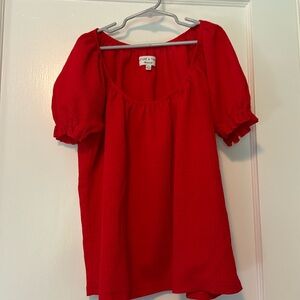 Madewell shirt red - size XXS m